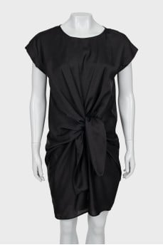 Black dress with tie