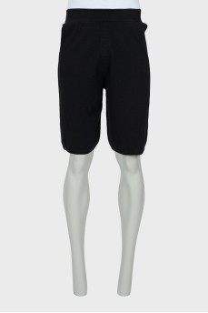Men's black shorts
