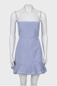 Mini dress with straps