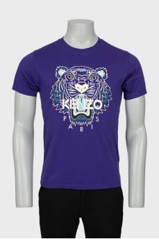 Men's purple T-shirt