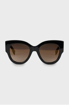 Sunglasses with printed temples