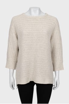 Knitted cashmere sweater