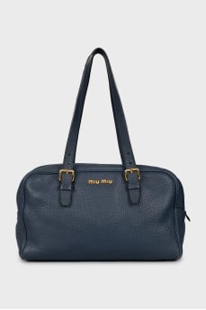 Blue rectangular bag
