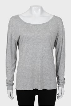 Light gray jumper with lurex