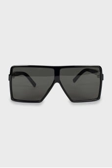 Black sunglasses mask