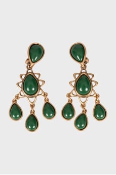 Clip-on earrings with gold plated
