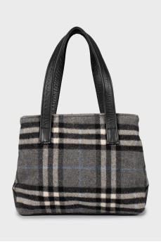 Vintage mini bag in signature print