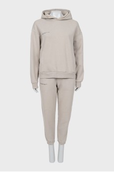 Beige tracksuit