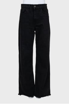 Black palazzo jeans