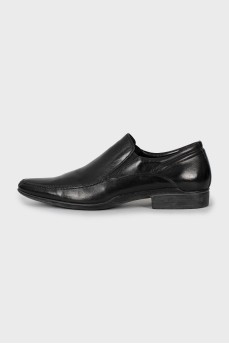 Men's leather shoes in black