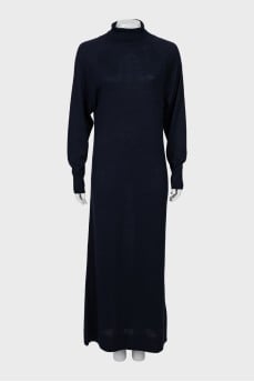 High neck maxi dress