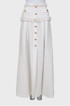 A-line maxi skirt with tag
