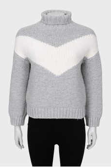 Cashmere turtleneck sweater