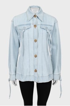 Slim fit denim jacket