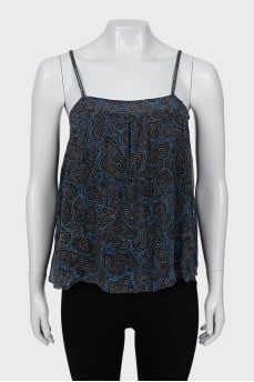 Silk cami top
