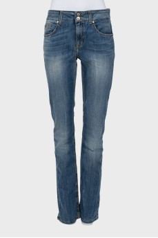 Джинси skinny fit синього кольору