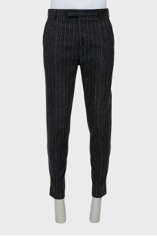 Men's striped trousers