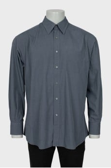 Men's gray shirt with pocket