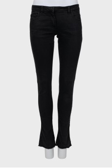 Black skinny fit jeans