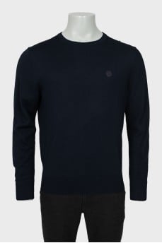 Men's dark blue jumper