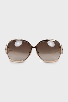 Rectangular gradient sunglasses