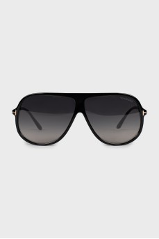 Black sunglasses mask