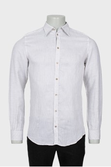Men's linen and cotton shirt