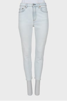 Light blue skinny jeans