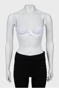 Lace white bodice with tag