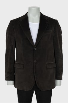 Men's cashmere and cotton jacket