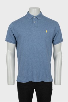 Men's blue polo shirt