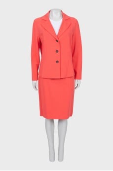Pink suit with tag