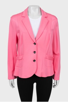 Pink fitted jacket