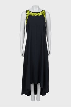 Embellished maxi dress with tag