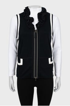 Ribbed golf and vest set