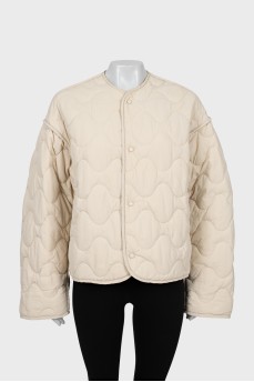 Oversized quilted jacket