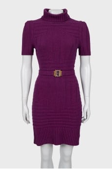 Violet knitted dress