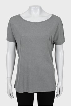 Relaxed ribbed T-shirt