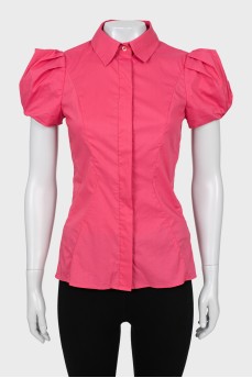 Pink slim fit shirt
