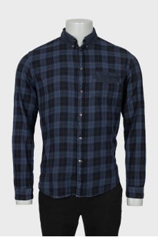 Men's checkered shirt