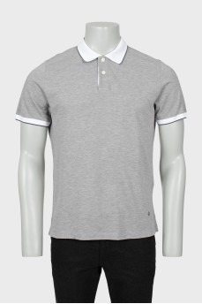 Men's mixed color polo shirt