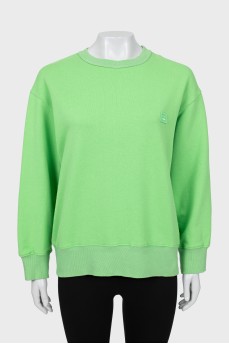 Green oversized sweatshirt