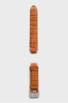 Crocodile leather watch strap