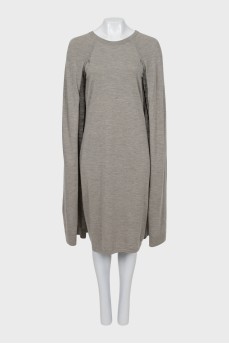 Wool slip dress