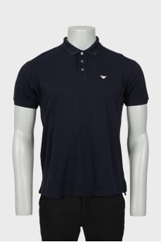 Men's polo with brand logo