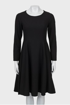 Black dress with long sleeves
