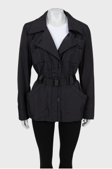 Black fitted jacket