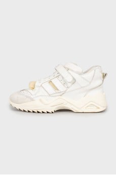 Men's chunky white sneakers