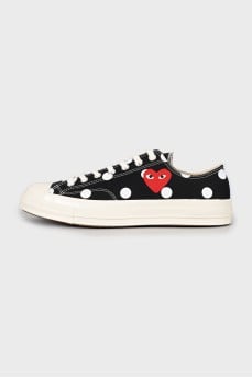 Men's sneakers with polka dots