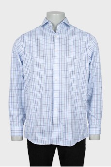 Men's plaid shirt with tag
